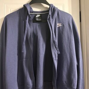 Nike Dark Blue Zip-Up Jacket